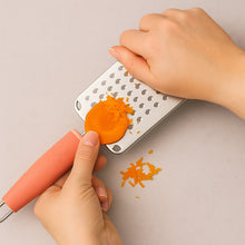 Supermom Stainless Steel Multipurpose Vegetable and Cheese Grater with Soft Grip Handle (1 Pc)