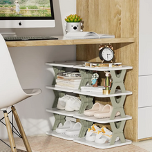 Foldable Shoe Rack (1 Pc, 8 Layers): Space-Saving, Entryway Storage