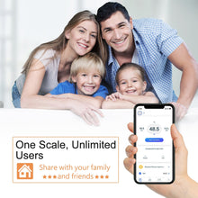 Smart body weight scale with app support