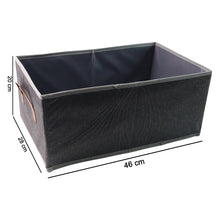 Foldable Rectangular Storage Box with Handle (46x28 cm / 1 Pc)